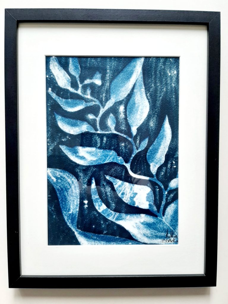Cyanotype Original Seaweed Art - Sold