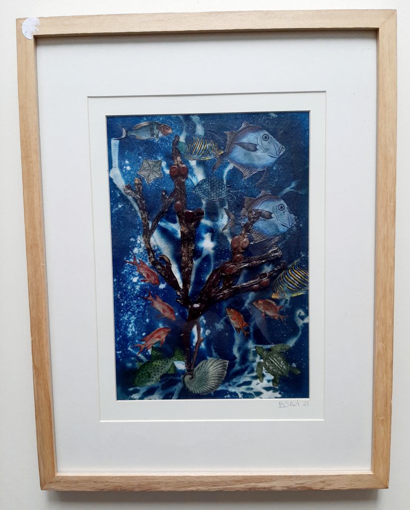 Seaweed and Fishes Art SWF 002