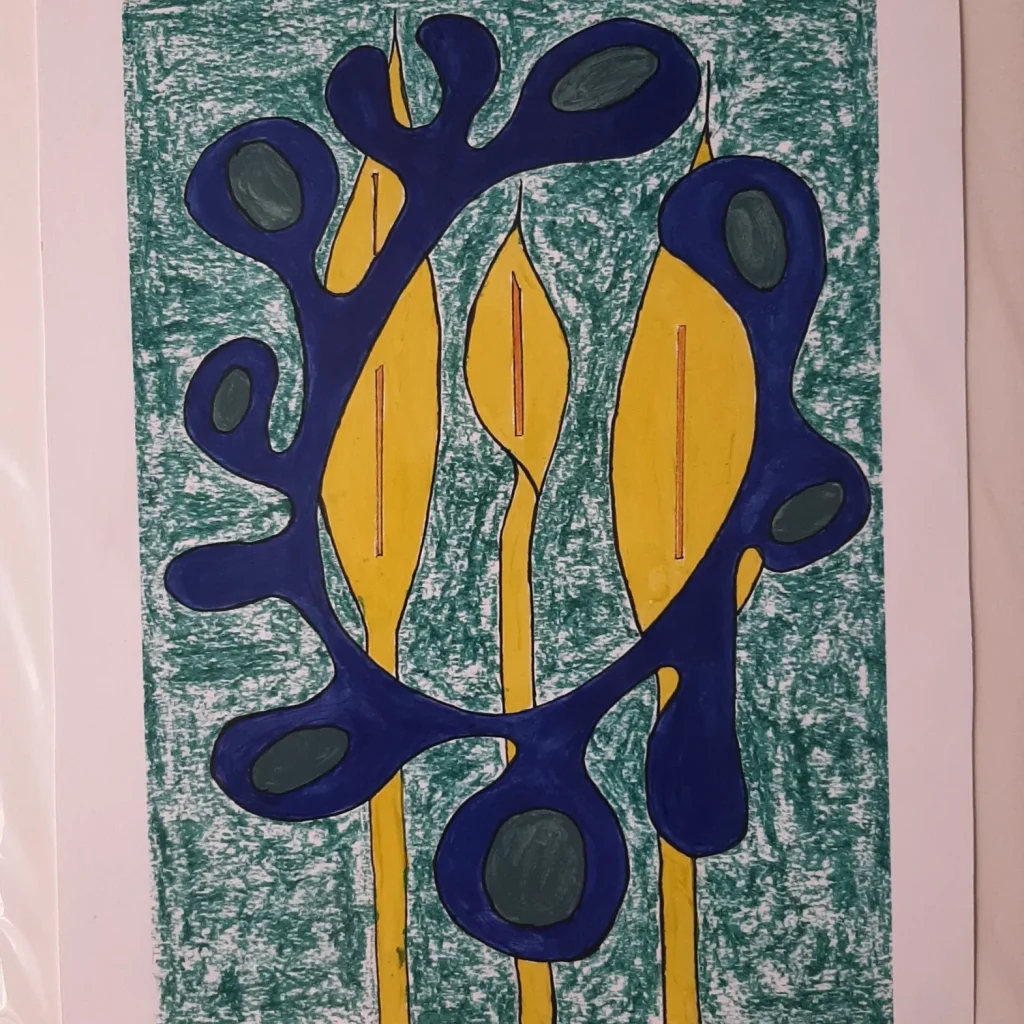 Abstract Seaweed Art 05