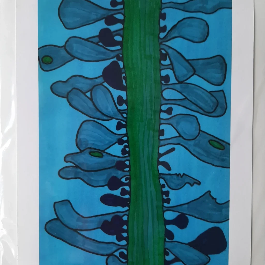 Abstract Seaweed Art 07