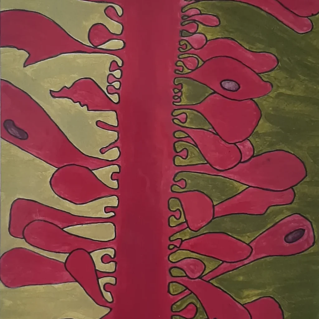Abstract Seaweed Art 08
