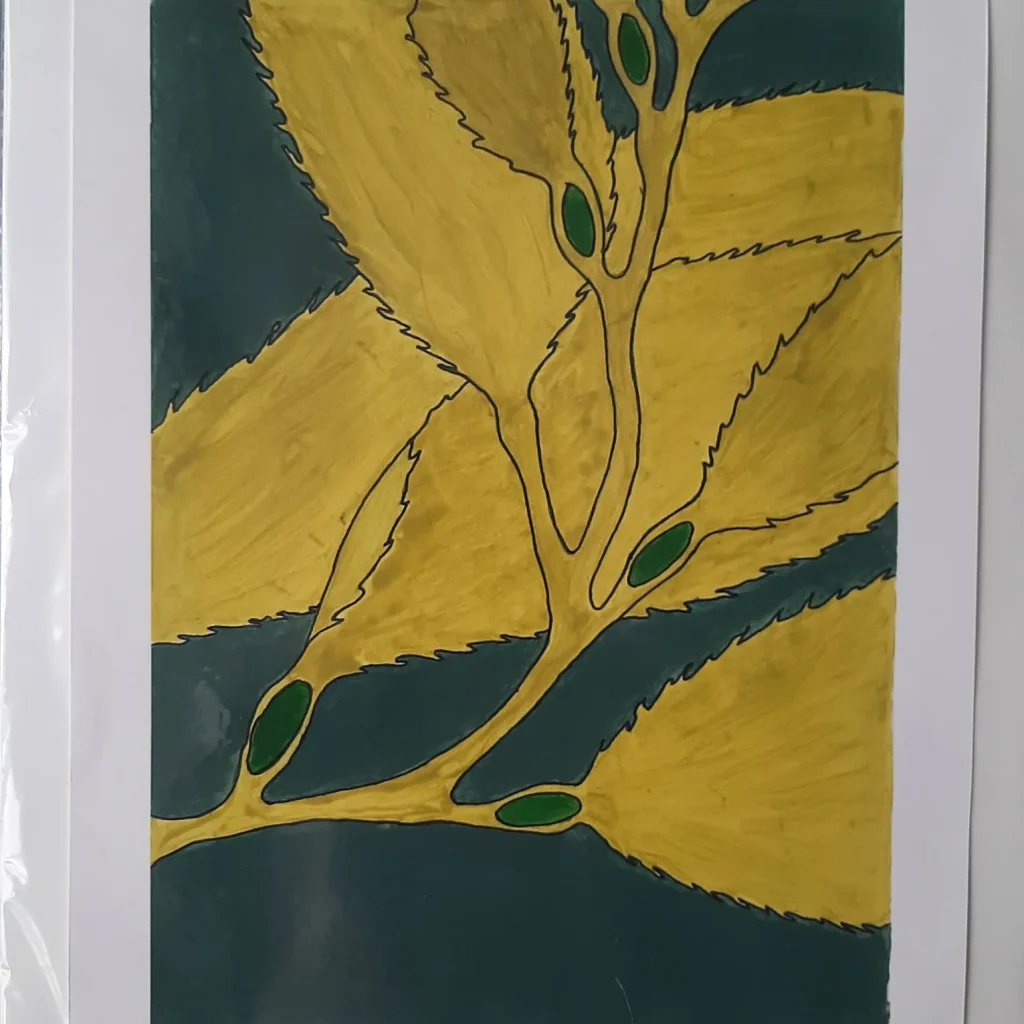 Abstract Seaweed Art 09