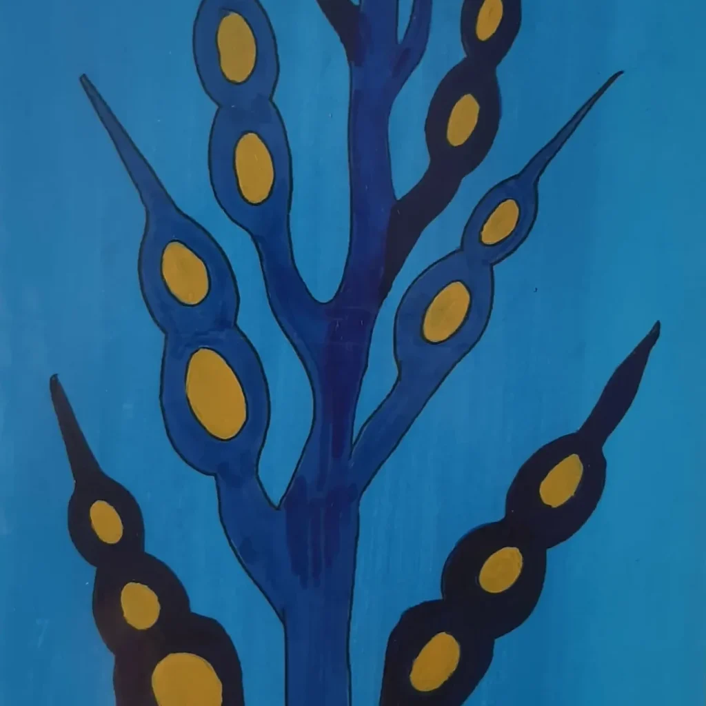 Abstract Seaweed Art