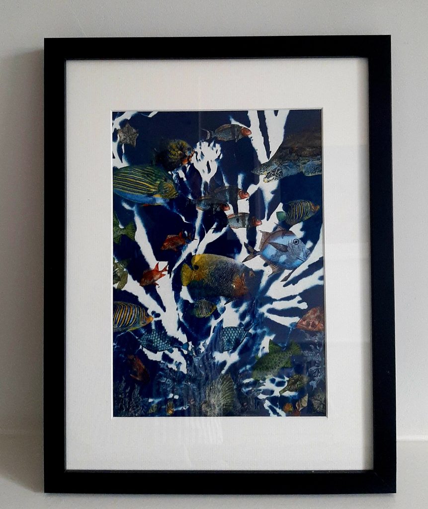 Seaweed and Fishes Art SWF 006