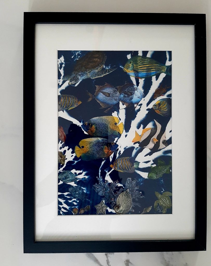 Seaweed and Fishes Art SWF 004