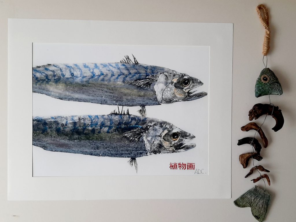 Gyotaku Fine Art Fish Print  P-07